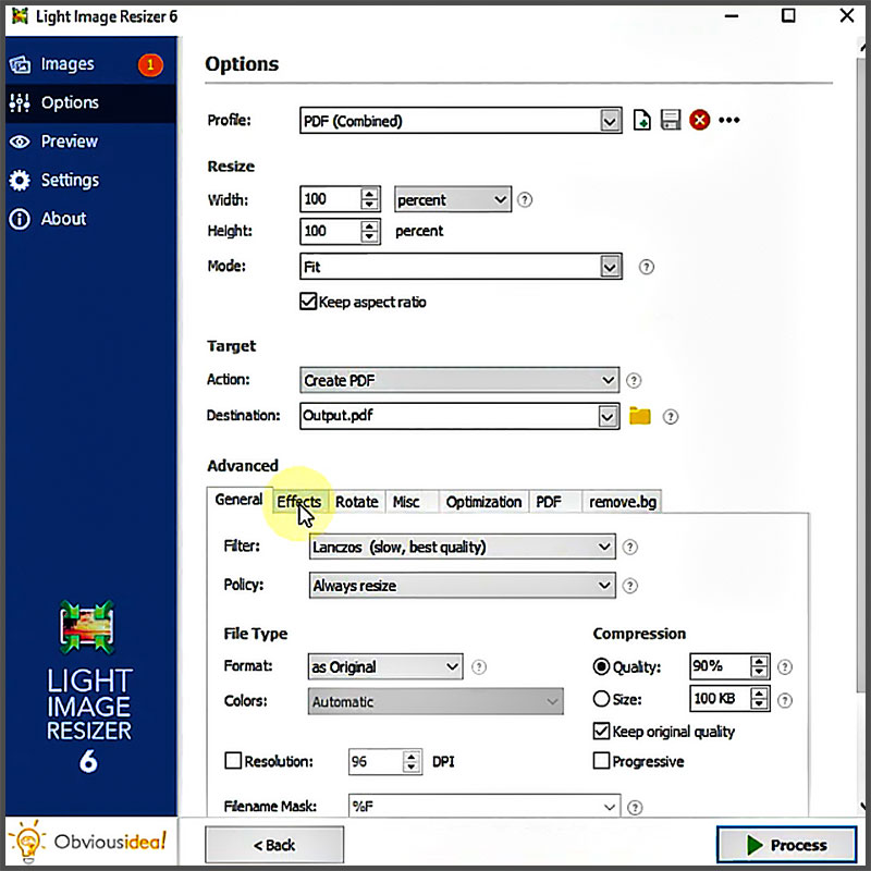 Light Image Resizer