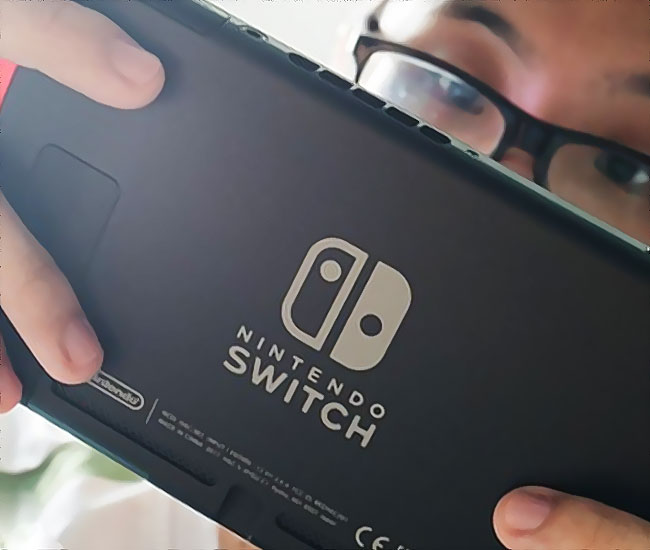 joueur accro a nintendo switch