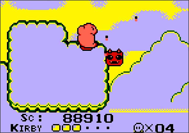 kirbys dream land 1992 game boy