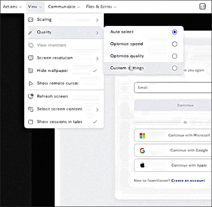 teamviewer screenshot 2