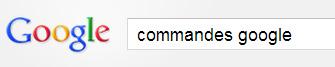 Commandes Google
