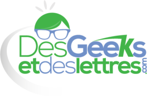 Logo Desgeeksetdeslettres PNG
