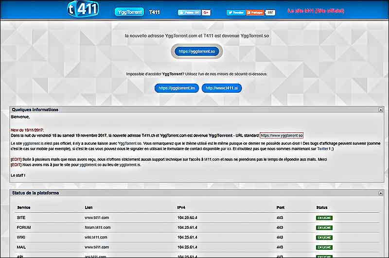 T411 screenshot