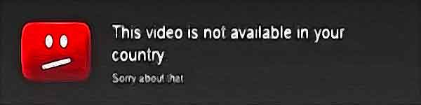 vidéo youtube non autorisée dans ce pays