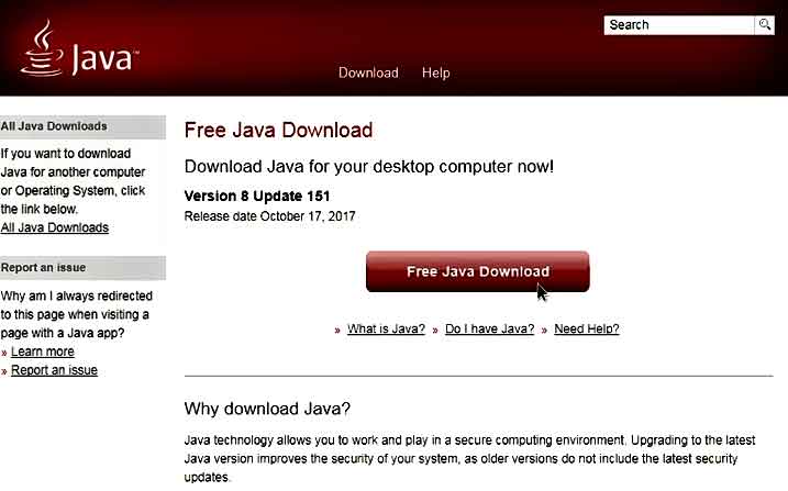 L'installation de Java est souvent nécessaire pour qu'un keylogger logiciel fonctionne sur un ordinateur