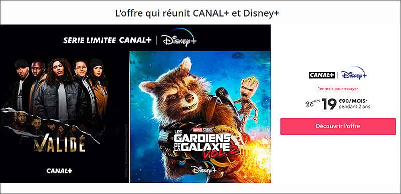 Offre canal+ disney+