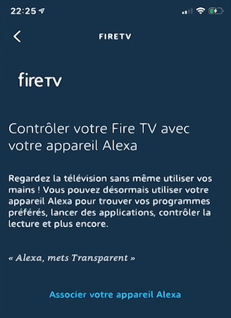 Configurer Fire TV avec Alexa