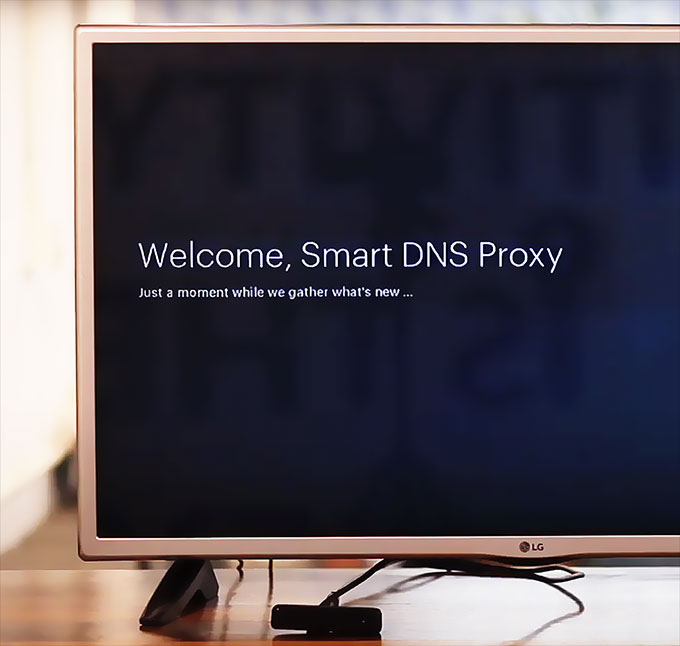 Smart Dns Proxy sur une télévision