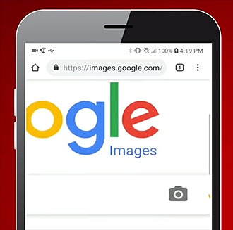 Google Images sur téléphone