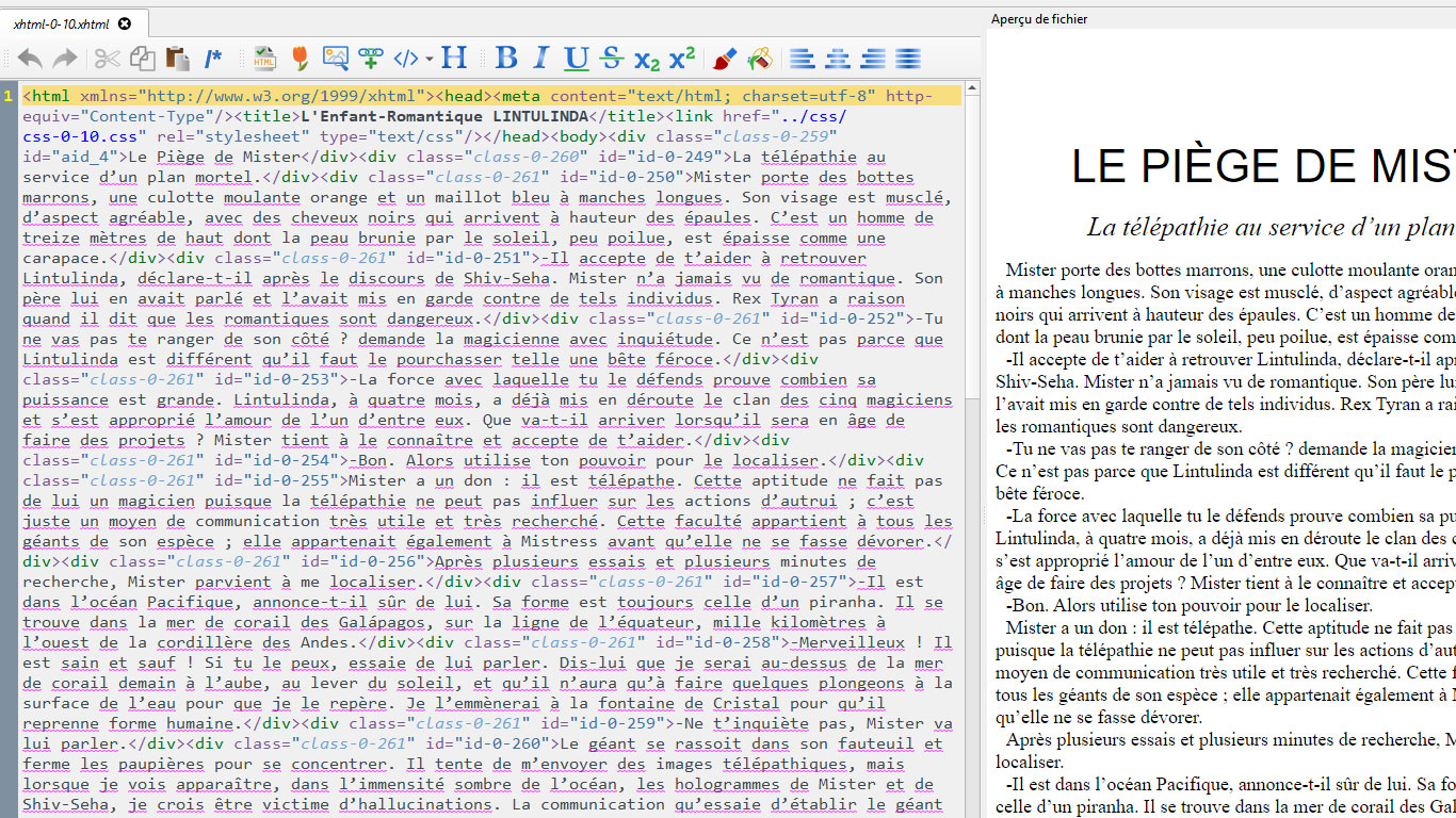 calibre editer un ebook