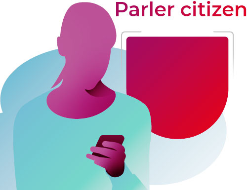 Site officiel de Parler (logo)