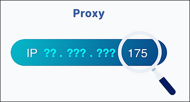 Un proxy maquille l'adresse IP
