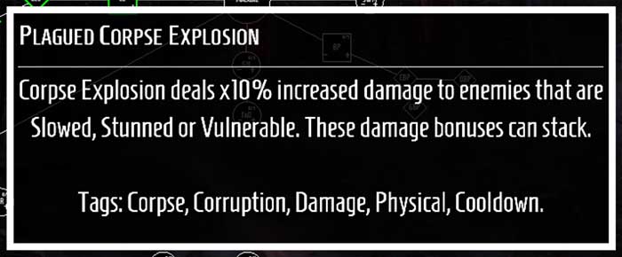 plagued corpse explosion
