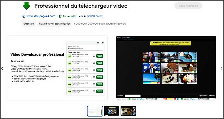 professionnel du telechargeur video