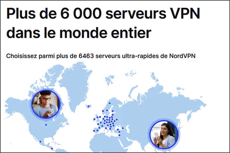 nordvpn nombre de serveurs