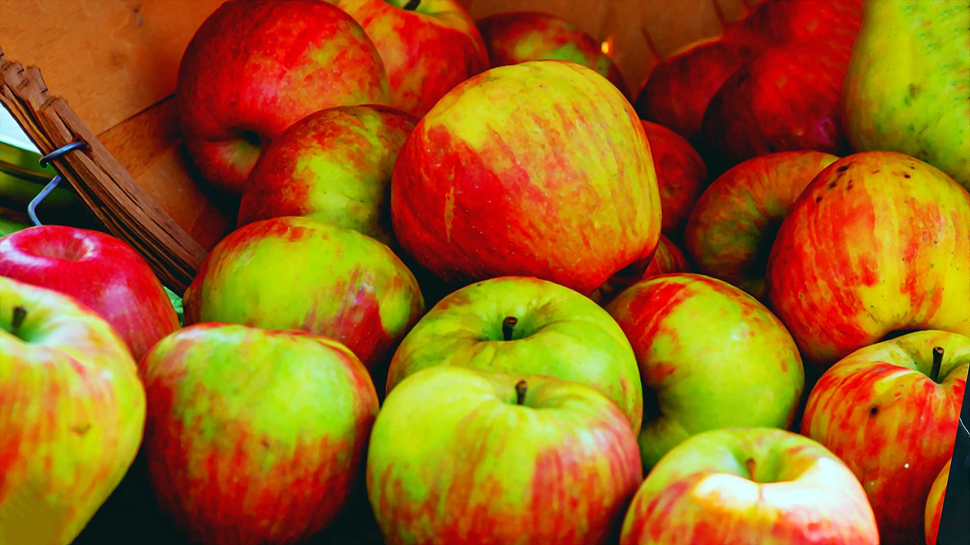 pommes rouges