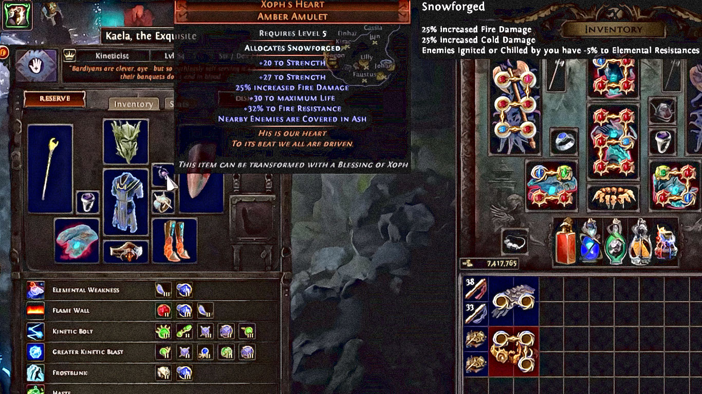 poe comment equiper mercenaire