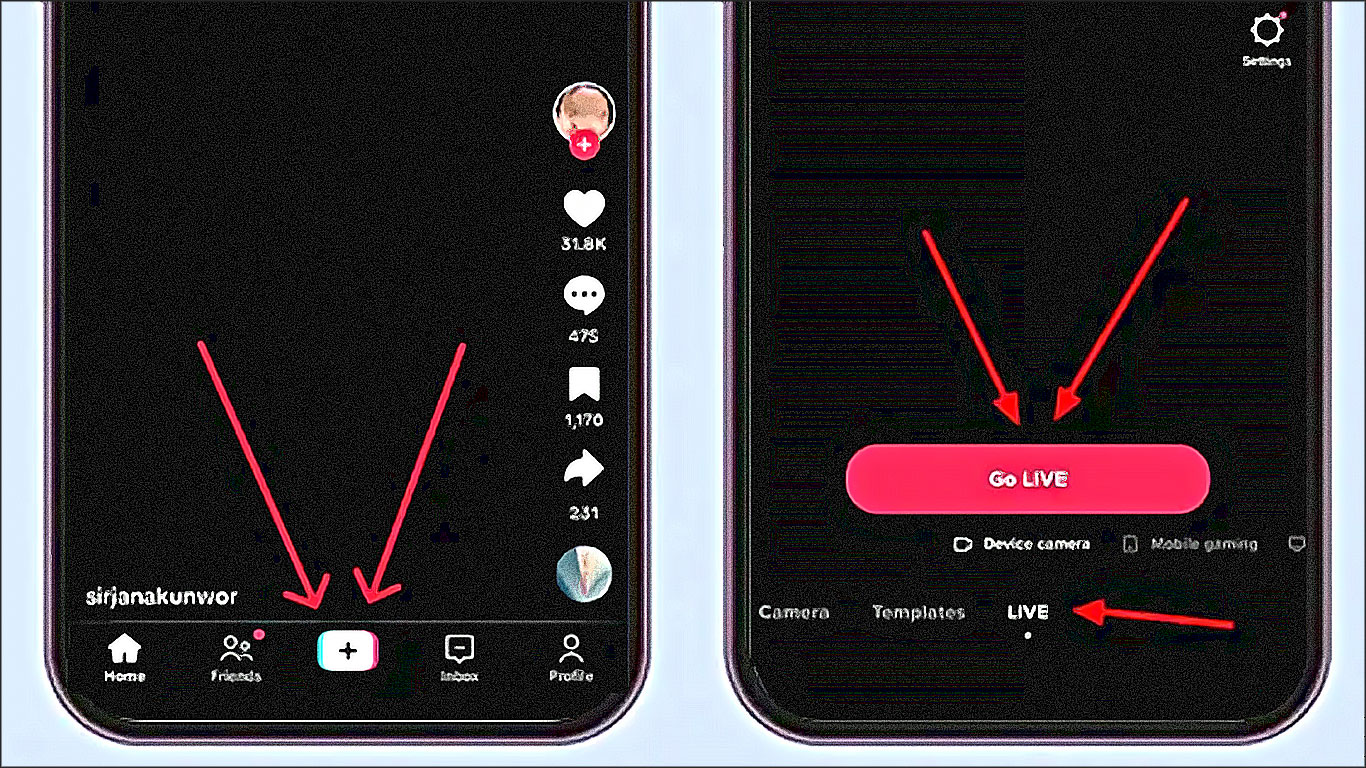 live sur tiktok