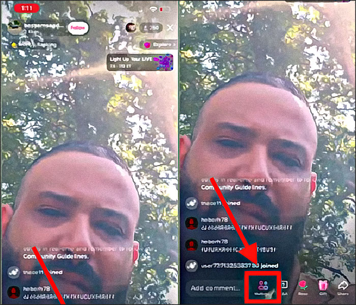 live tiktok