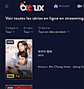 series en streaming sur coflix
