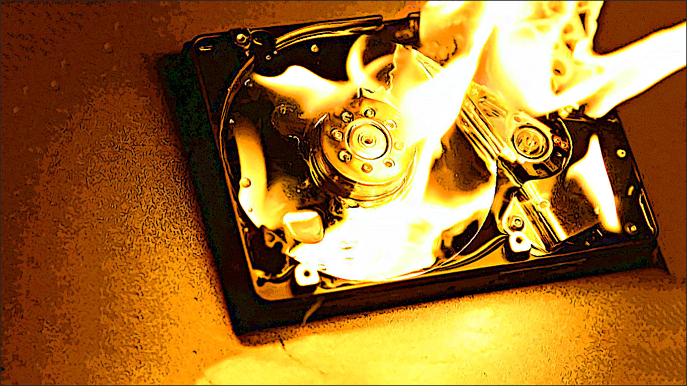 bruler un disque dur