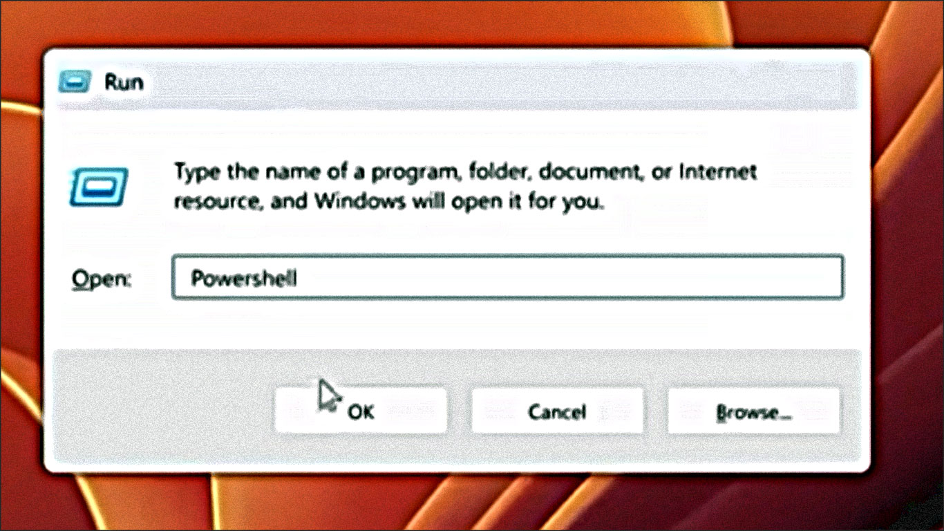 run powershell
