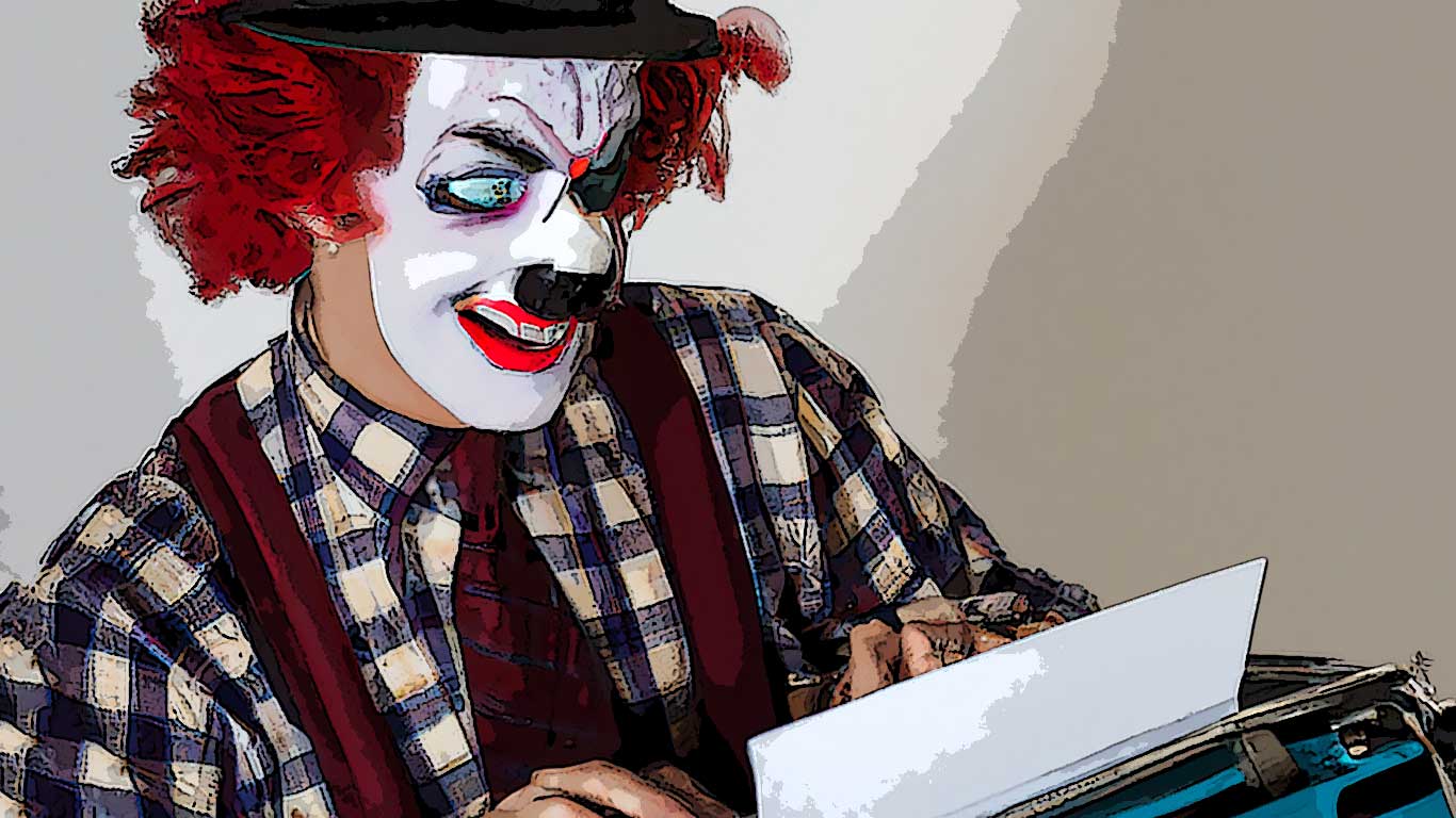 clown ecrivain