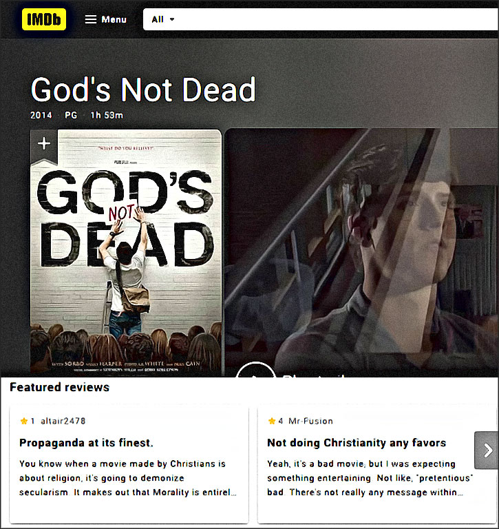 Critique de God's Not Dead