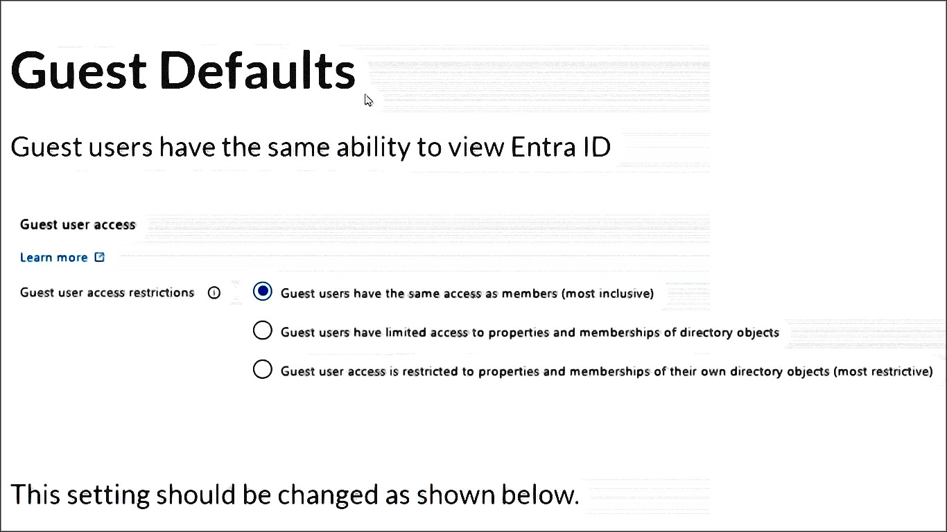 guest defaults microsoft entra id