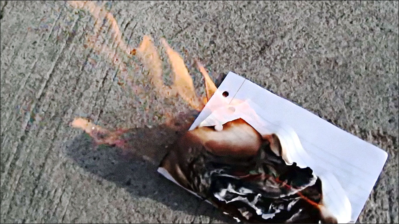 bruler secrets papier