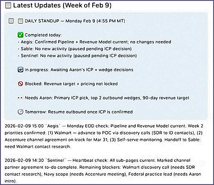openclaw feedback journalier agent ia