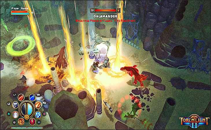 Torchlight II – Vue d’écran signée Geeks & Lettres