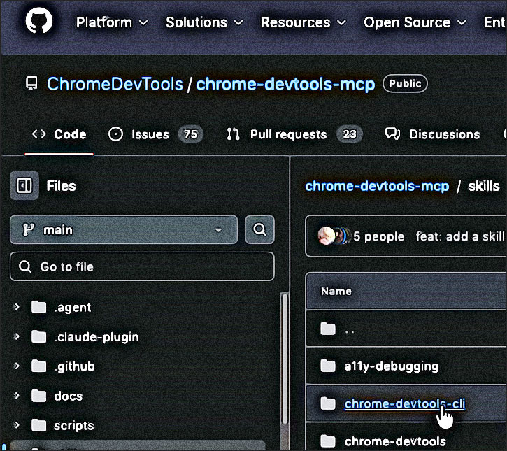 chrome dev tools