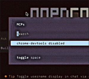 opencode chrome dev tools