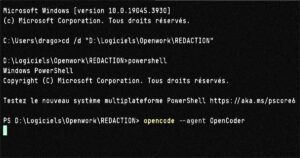 opencode powershell windows