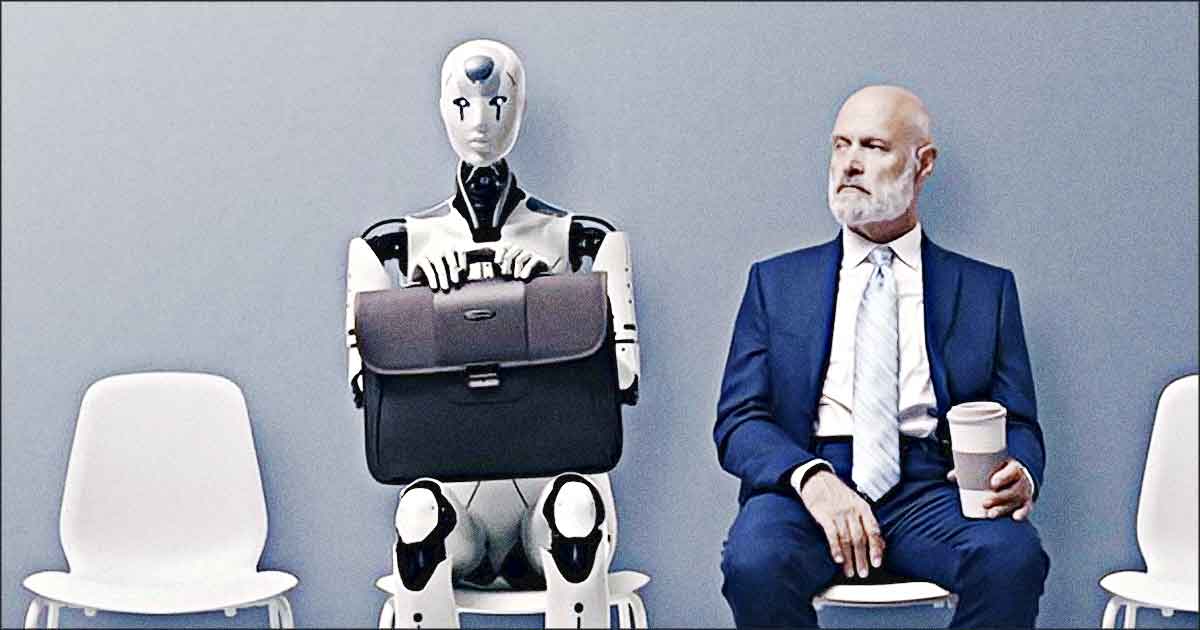 dev pointe au chomage face robot