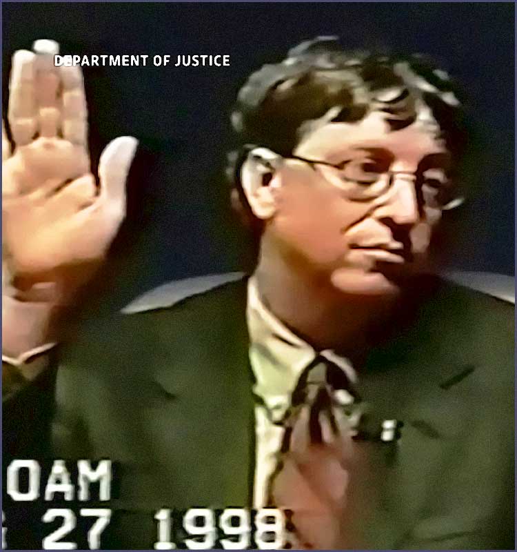 bill gates leve main droite