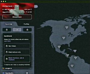 cta protonvpn interface