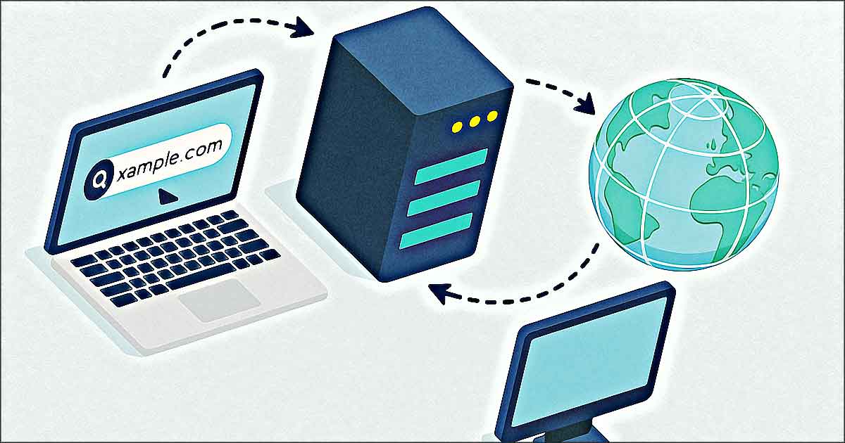 illustration changement de dns