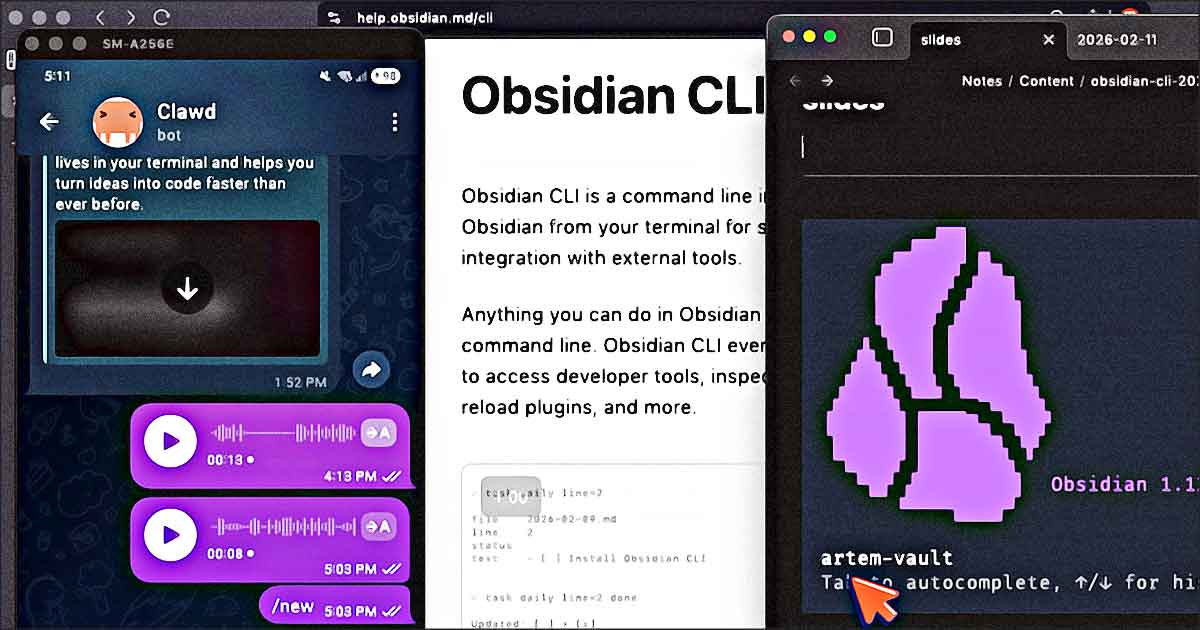 obsidian cli