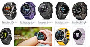 liste montre garmins