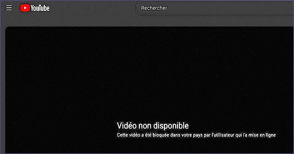 video youtube non disponible