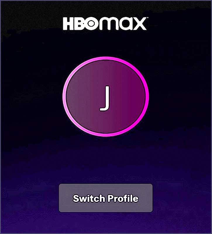 hbo max profil