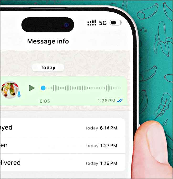 message audio sur whatsapp