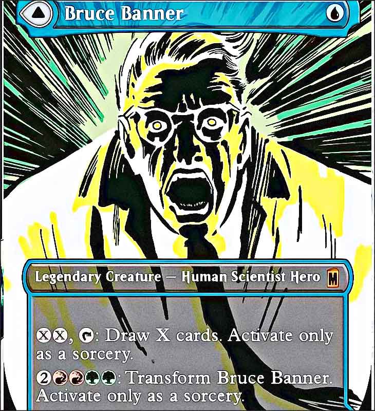 bruce banner carte magic hulk