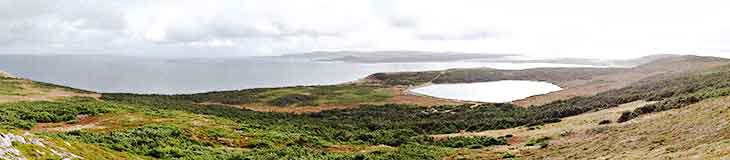 Paysage de Miquelon-Langlade, archipel de Saint-Pierre-et-Miquelon, où j’ai exercé comme gendarme pendant 3 ans