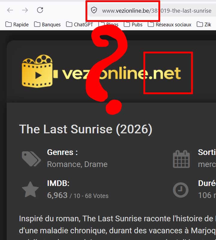 vezionline be ou net