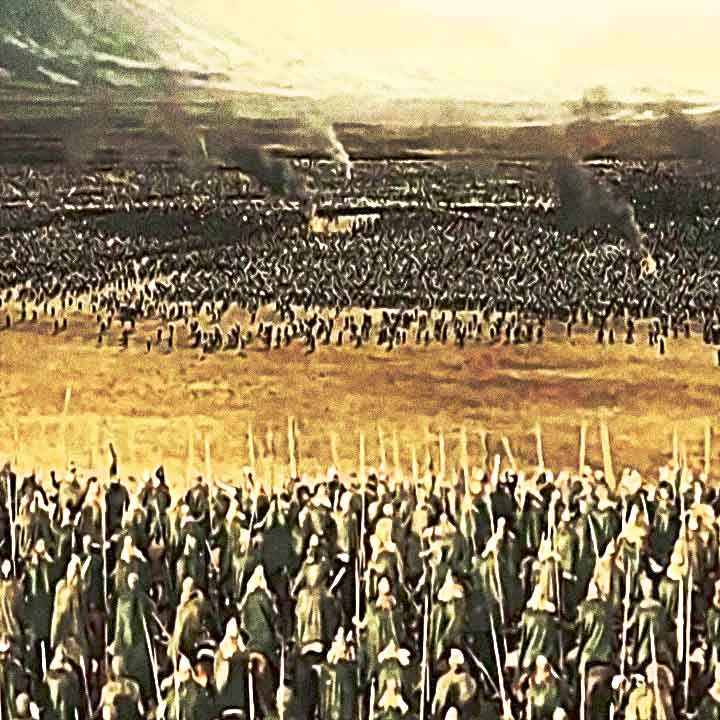 la bataille des champs du pelennor